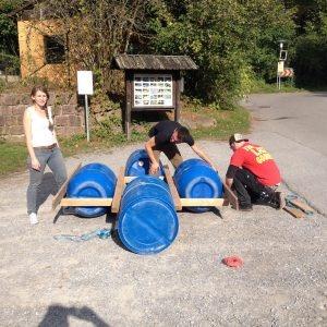 Teambuilding Floßbau